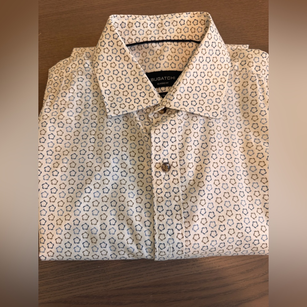 Men’s Bugatchi Classic Long Sleeve Dress Shirt